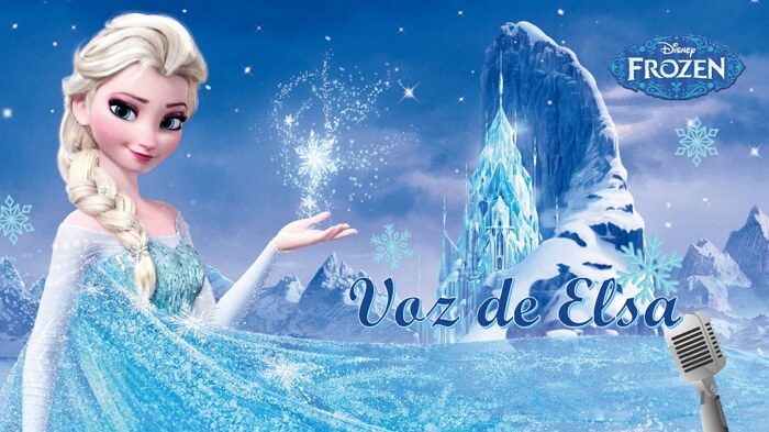 Mudar para voz de Elsa