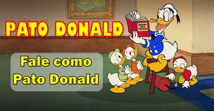 Imite a voz do Pato Donald, converse como o Pato Donald!