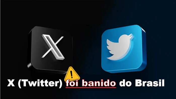 X Twitter foi banido do Brasil