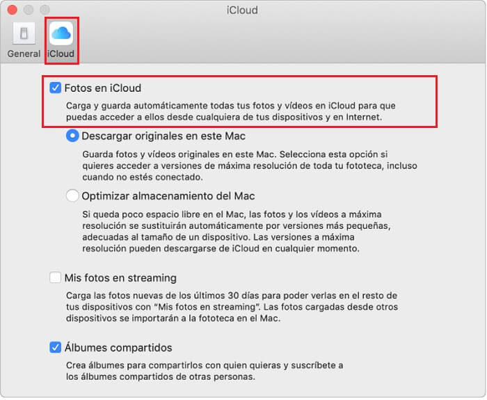 como recuperar fotos excluidas do iCloud em Mac