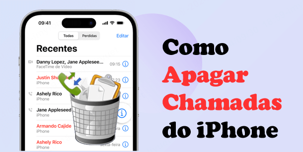 excluir histórico de chamadas no iPhone