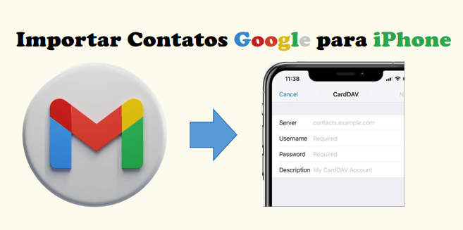 Como importar contatos do Gmail para iPhone