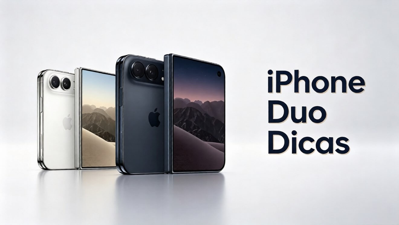 iPhone Duo dobrável preço e lançamento no Brasil