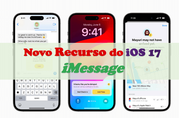 novas funções do iMessage no iOS 17 