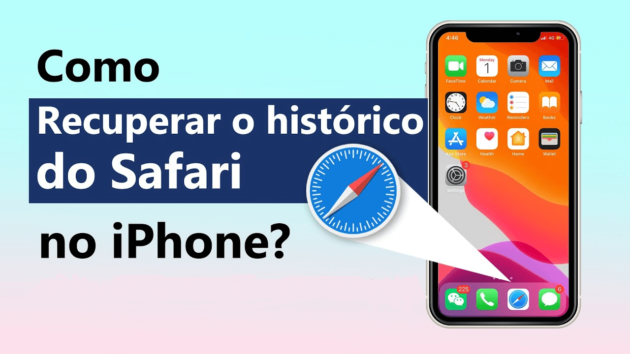 como podemos recuperar o histórico do Safari excluído no iPhone
