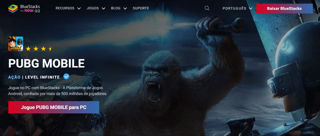 jogar PUBG Mobile PC com BlueStacks