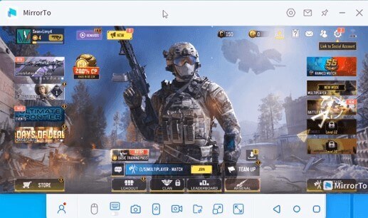 Jogar Call of Duty Mobile no PC com MirrorTo