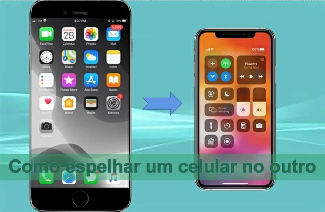 Como espelhar um celular no outro