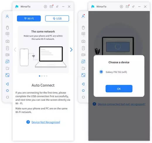 Seleccionar WiFi para conectar seu dispositivo