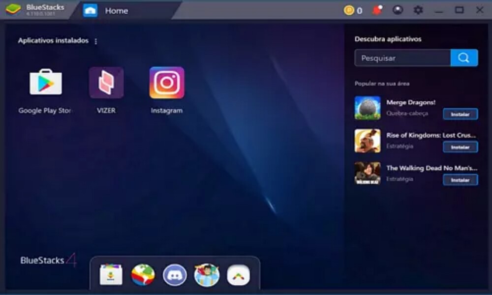 Emulador de jogos de Android BlueStacks