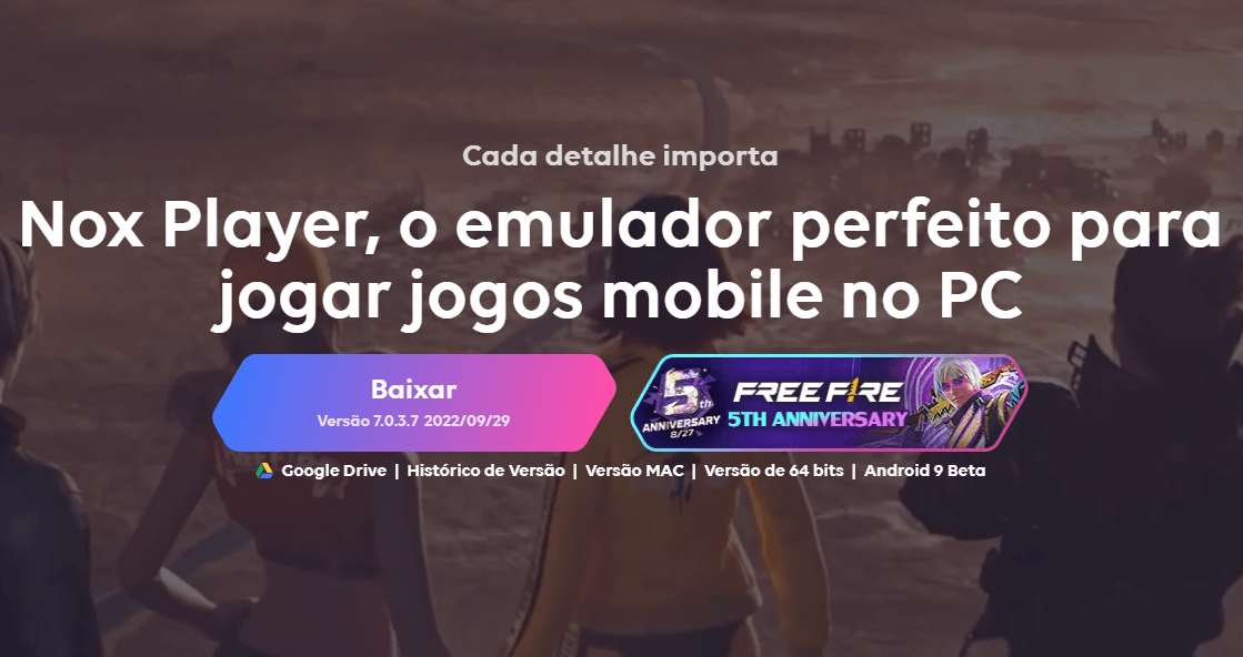 Emulador para PC NoxPlayer.Me