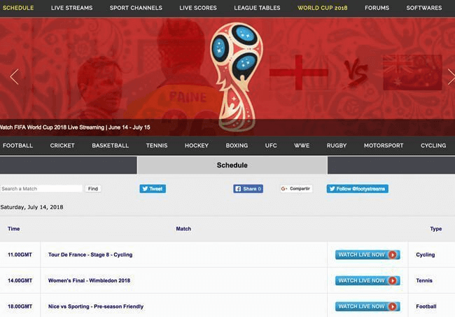 Footballstreaming TV site para assistir jogos de graÃ§a
