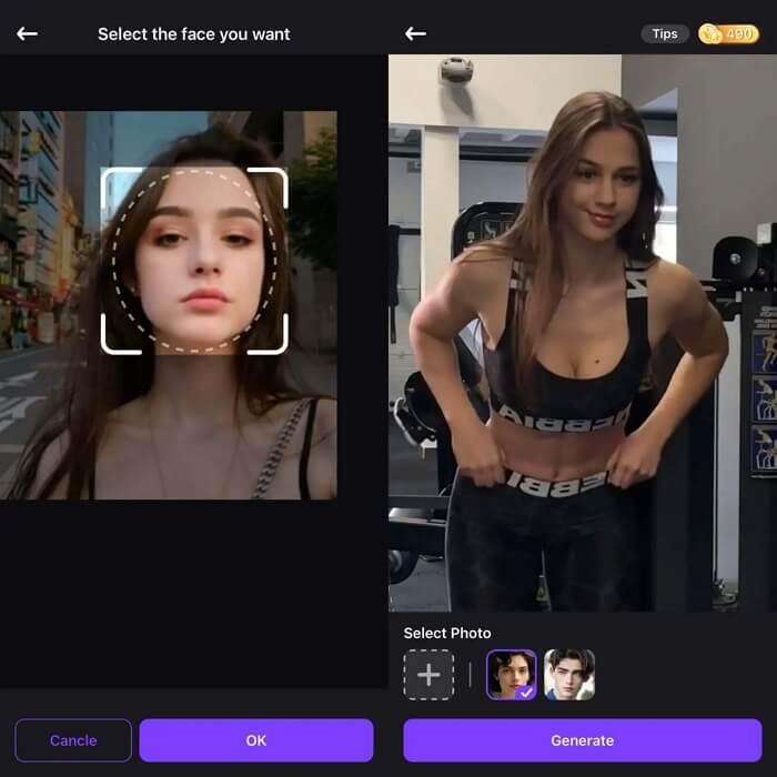 Trocar rosto em foto e vídeo online