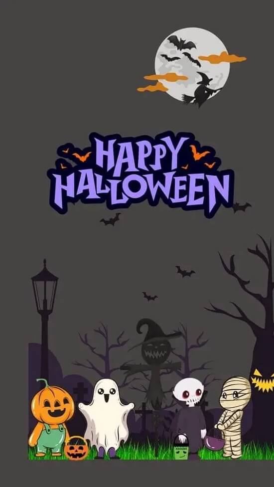 Halloween papel de parede animado 2