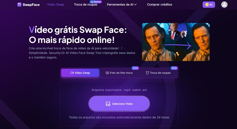 Colocar rosto em outra foto com SwapFace