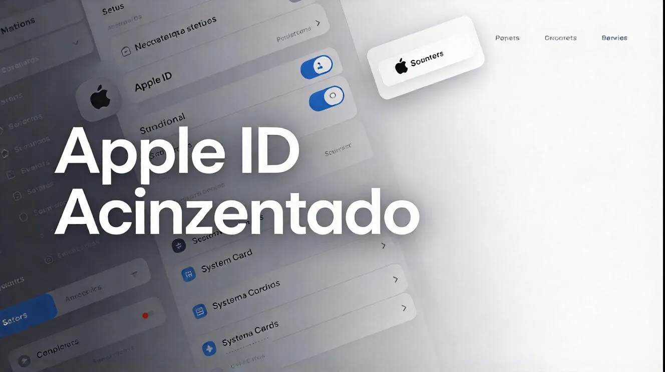 Apple ID acinzentado no iPhone: como corrigir sem senha