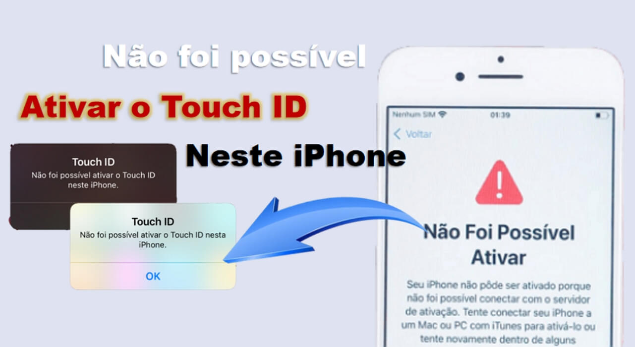 Não foi possível ativar o Touch ID neste iPhone