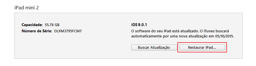recuperar via itunes