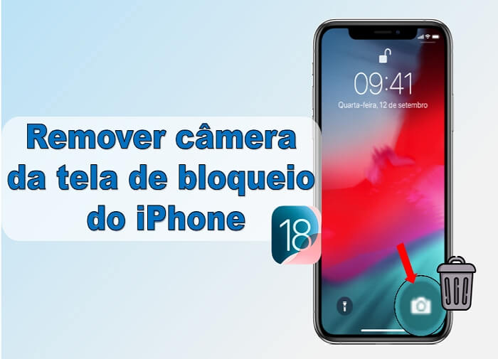 iOS 18 Beta - Remover câmera da tela de bloqueio do iPhone