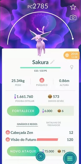 Como evoluir Eevee para Espeon no Pokémon GO 