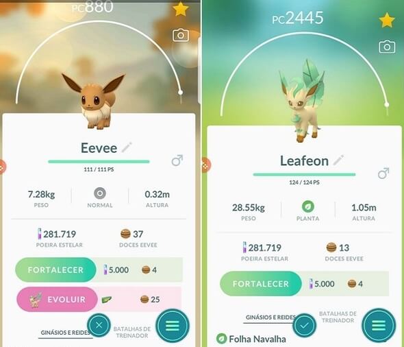 Como evoluir Eevee em Pokémon GO: nomes específicos, métodos