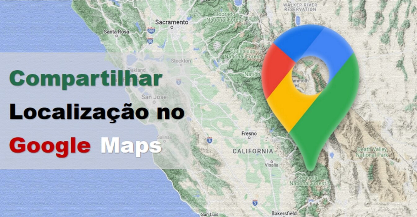 Compartilhar a localização no Google Maps