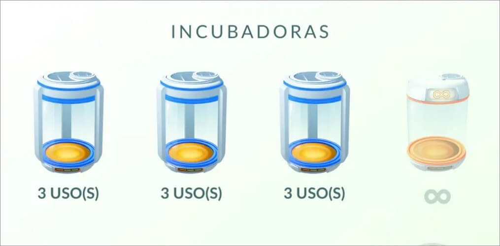 Comprar incubadoras do Pokémon Go