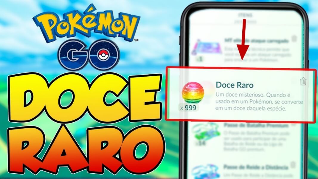 Pacote c/ 25 Doces Raros - Pokémon GO - PokéMart