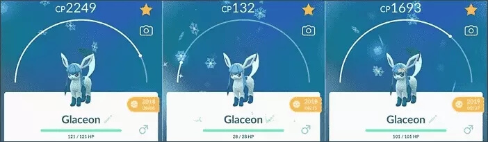 TODAS as evoluções da EEVEE SHINY - POKÉMON GO 