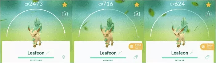 Pokémon Go - Shiny Eevee e evoluções