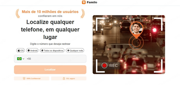 Site online para rastrear celular
