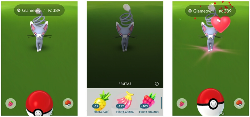 Usar Fruta Frambo no Pokémon Go