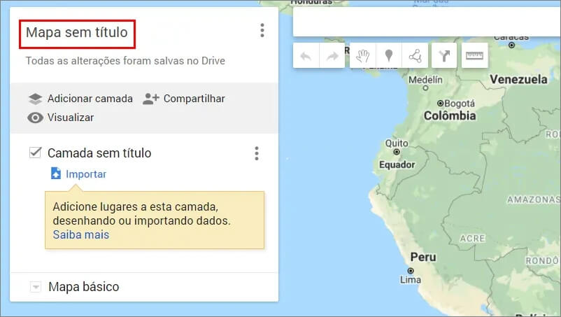 Mapa sem título no Google Maps