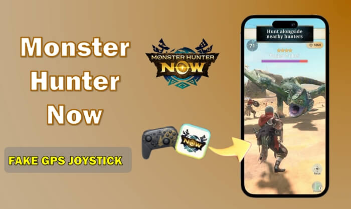 Monster Hunter Now Fake GPS: Joystick de localização virtual