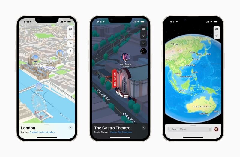 O que é rota personalizada do Apple Maps