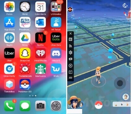 Pokémon Go está na tela inicial