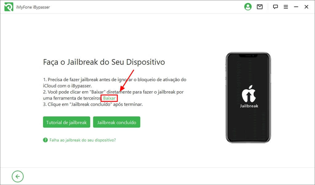 Baixar ferramenta de jailbreak