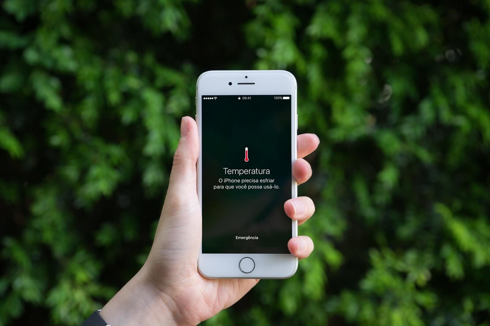 Colocar iPhone em um ambiente de alta temperatura