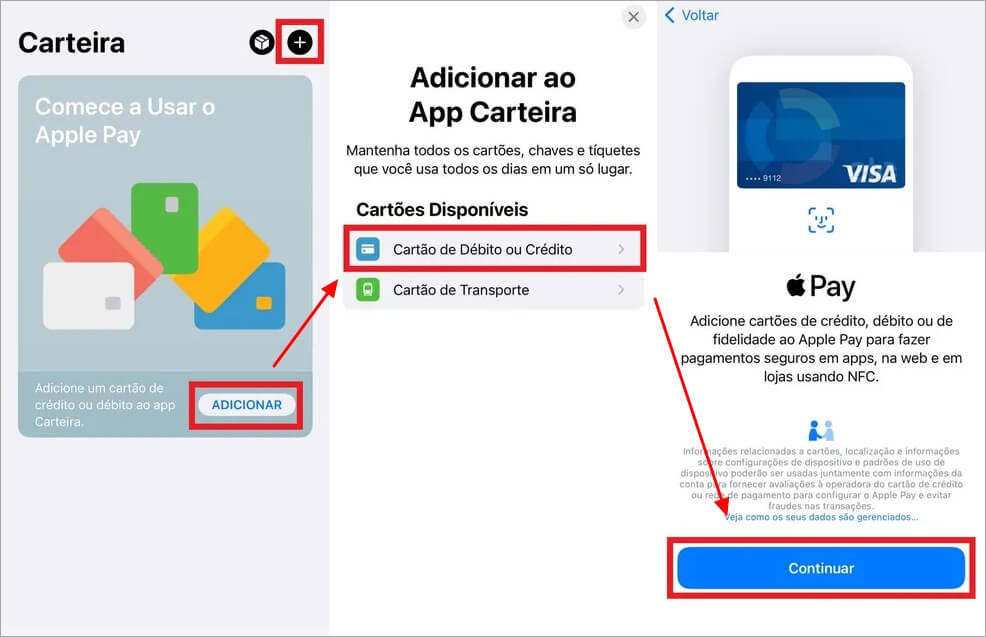 Como configurar o Apple Pay no iPhone