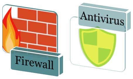 Desinstale o Antivírus e o Firewall