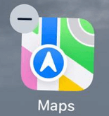 Desinstalar e reinstalar o Apple Maps do iPhone