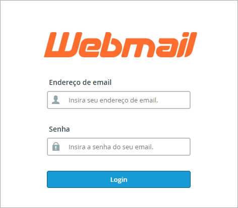 Fazer login do Webmail