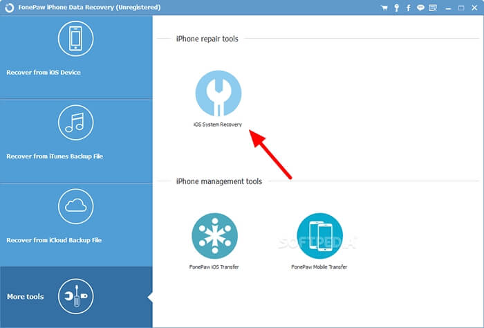 FonePaw iOS System Recovery