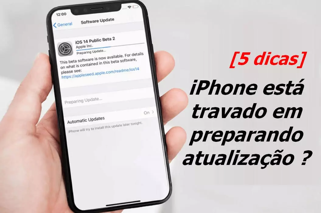 [Resolvido] iPhone travado em “Preparando atualização” do iOS 16