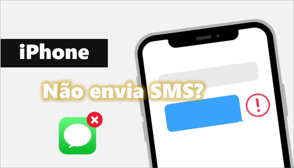 iPhone não envia SMS