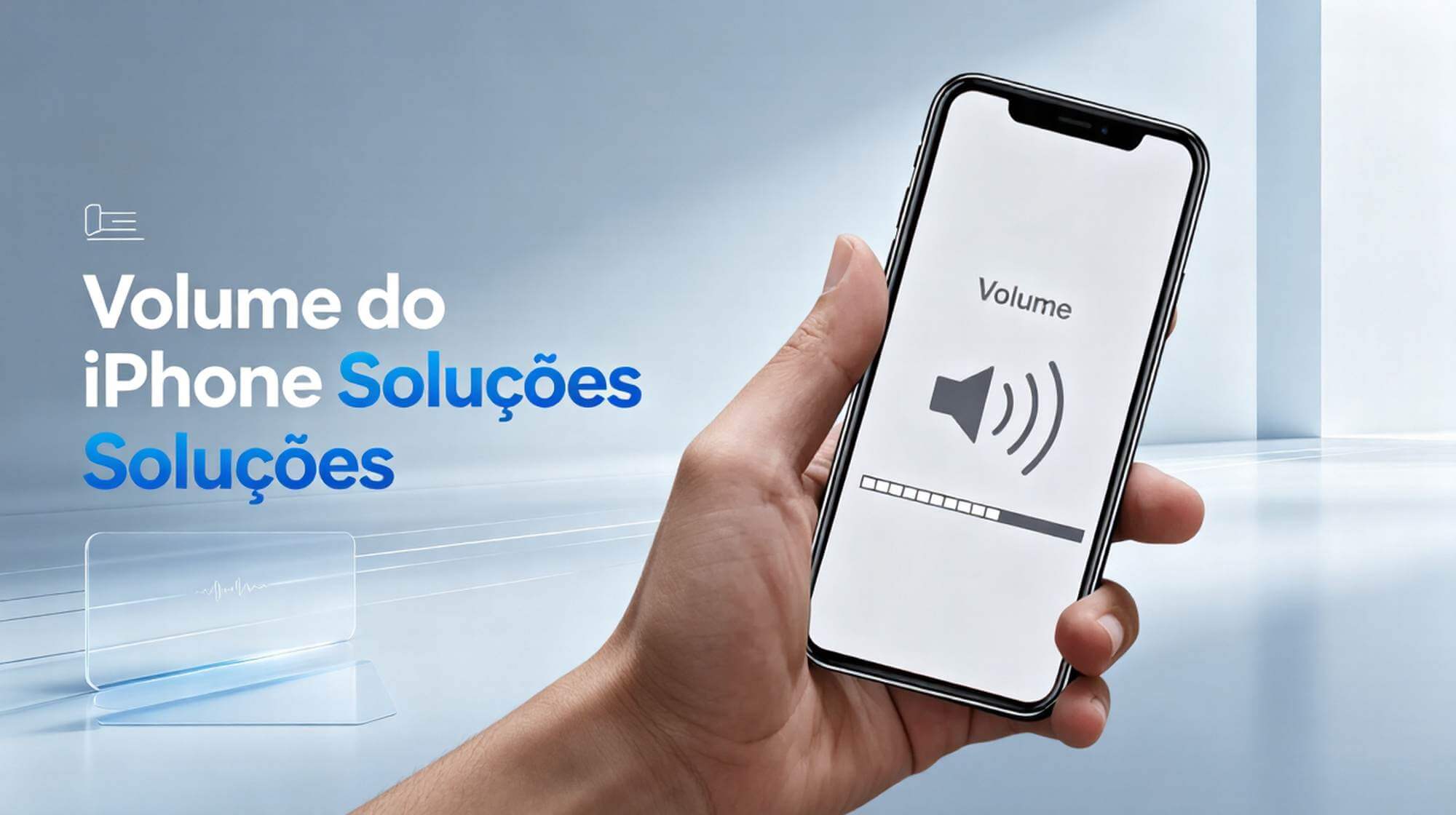 o volume do iPhone