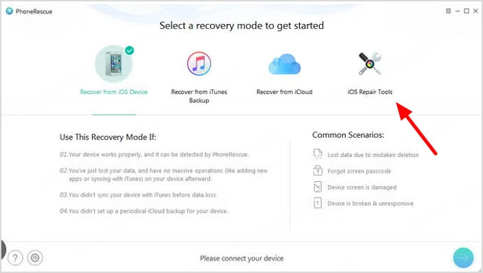 PhoneRescue para iOS