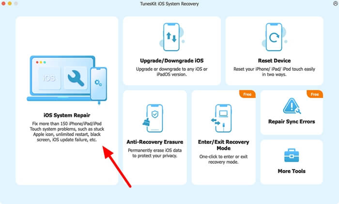  TunesKit iOS System Recovery