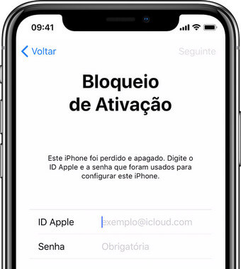 Desbloquear ativação do iCloud do iPhone