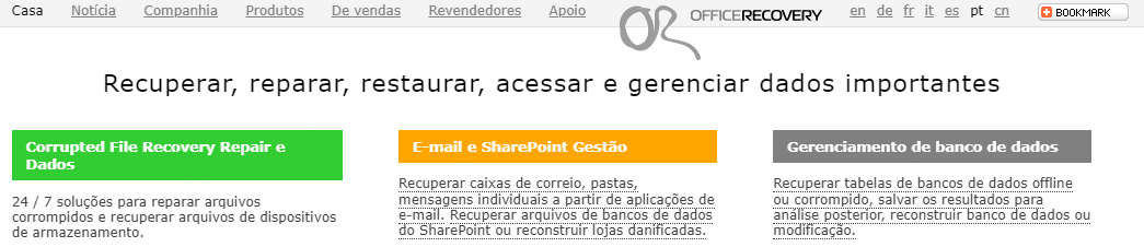 Como recuperar fotos corrompidas online grátis com OfficeRecovery